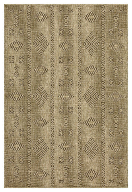 Earth - 2'7" X 7'3" Indoor, Outdoor Area Rug - Jute, Mocha by Icona Home Decor | Bel Furniture