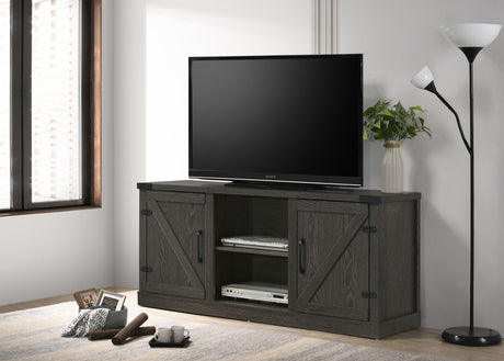 Salma - 58" Wide TV Stand With 2 Open Shelves And 2 Cabinets by Lilola Home | Bel Furniture