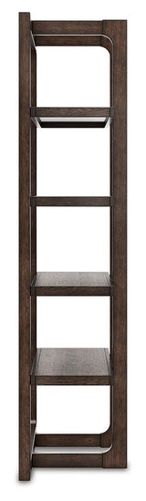 Breckington - Dark Brown - Bookcase by Signature Design by Ashley® | Bel Furniture