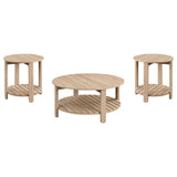 Fowler - Round Coffee Table Set by Coaster Fine Furniture | Bel Furniture