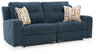 Danum - 2 Seat Reclining Sofa Blue by Signature Design by Ashley® | Bel Furniture