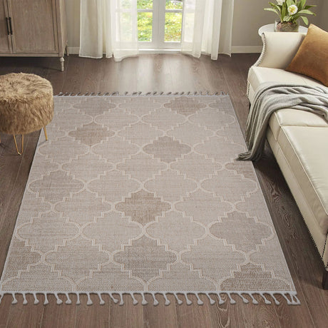 Guros - Indoor / Outdoor Trellis Area Rug - view 11