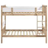 Dakota - Wood Twin Over Twin Bunk Bed - Natural by Coaster Fine Furniture | Bel Furniture