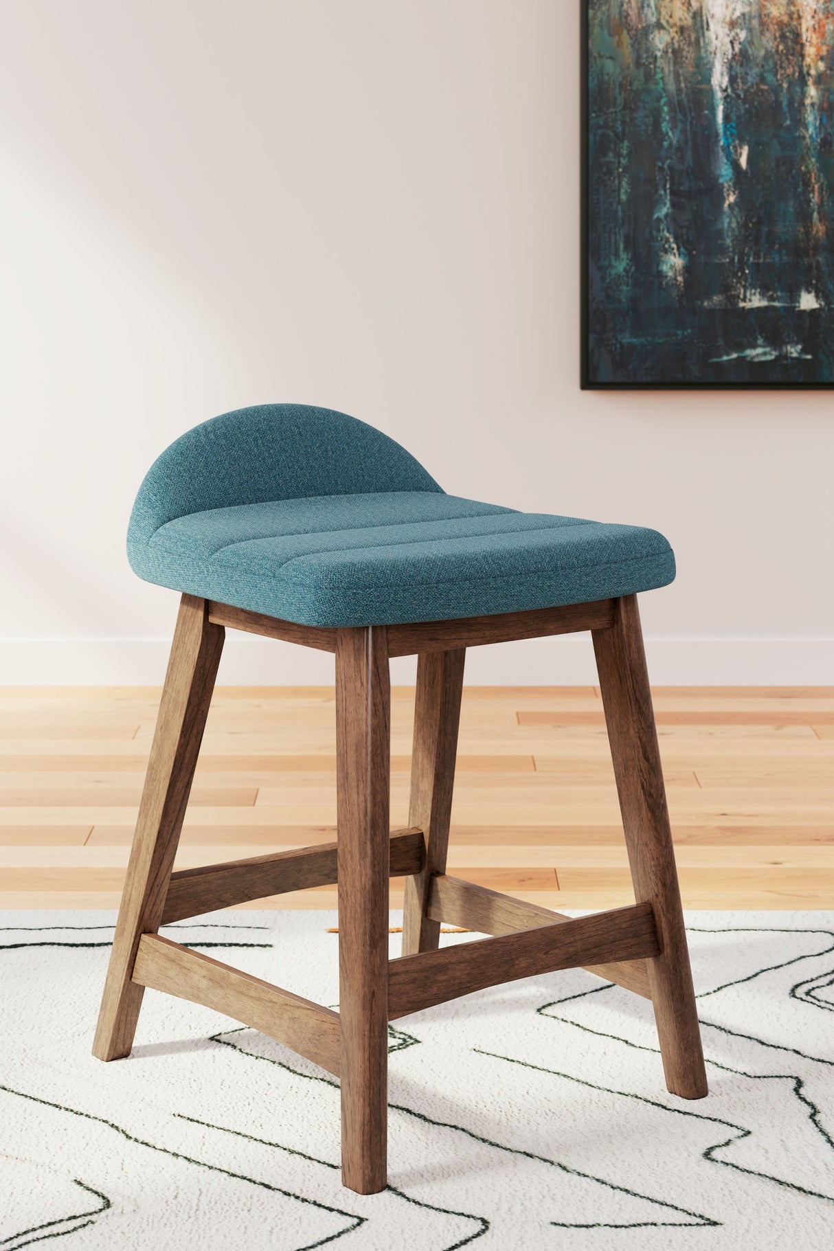 Lyncott - Upholstered Barstool (Set of 2) by Signature Design by Ashley® | Bel Furniture