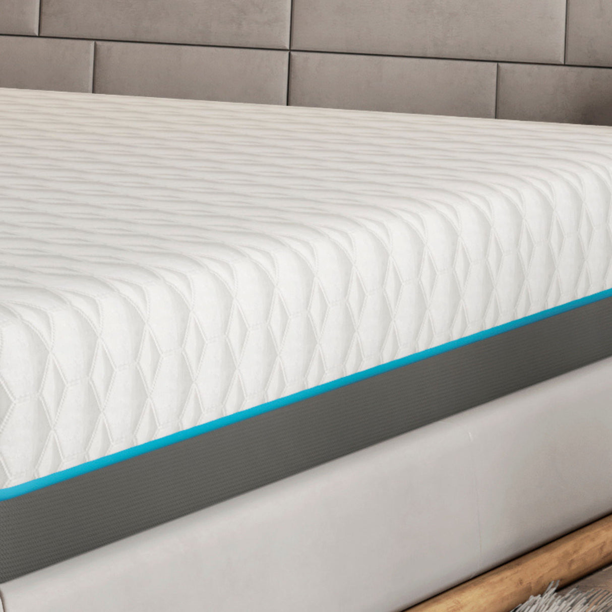 Copper Lux - 12" Soft Memory Foam Mattress With Phase Change Cooling Fabric