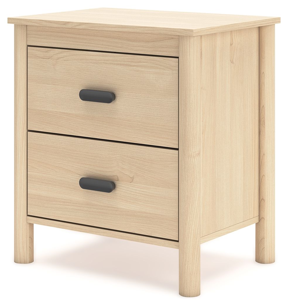 Cabinella - Tan - Two Drawer Night Stand by Signature Design by Ashley® | Bel Furniture