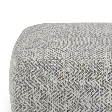Nate - Handcrafted Square Pouf - view 16