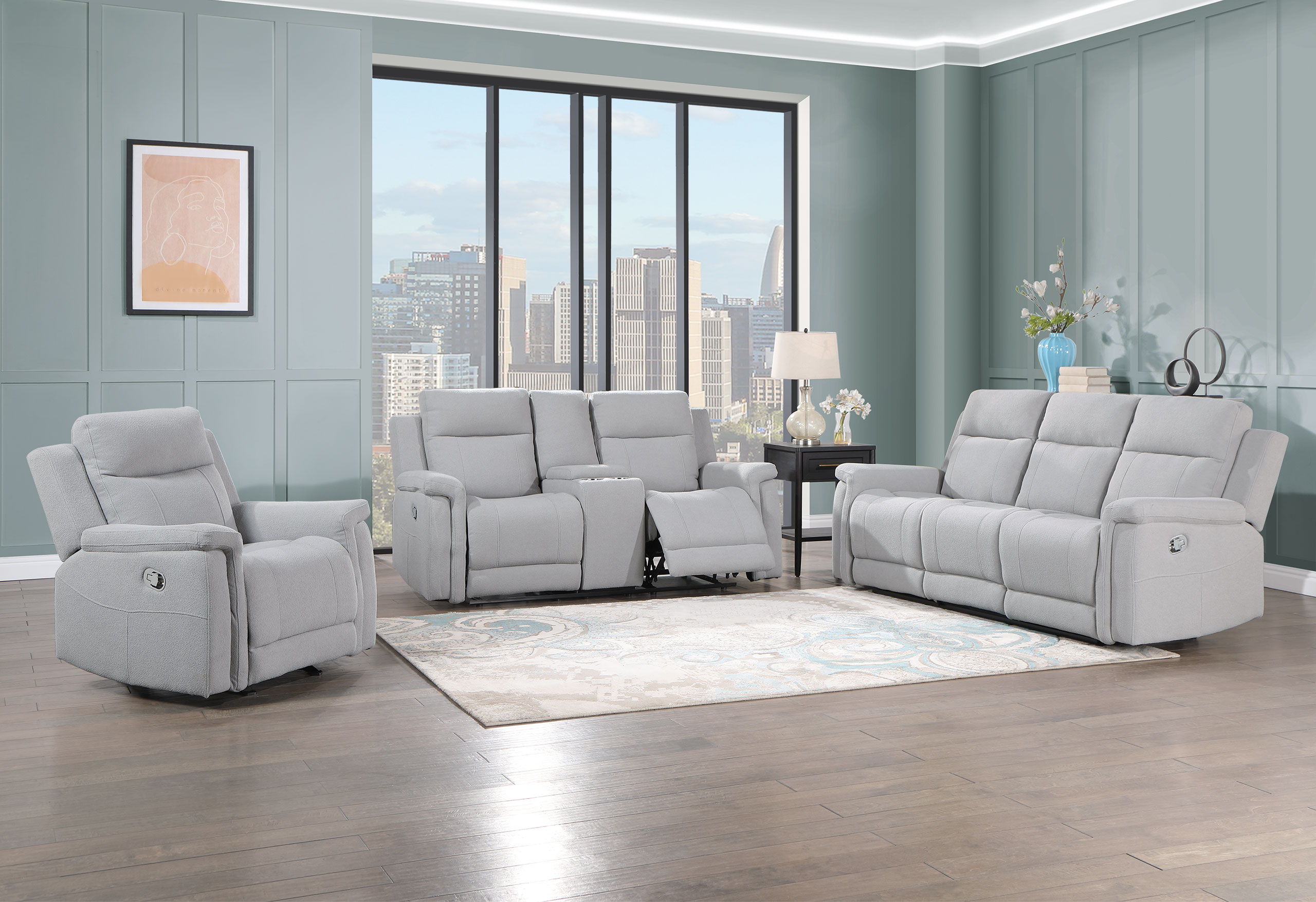 Eco - Glider Recliner - Gray