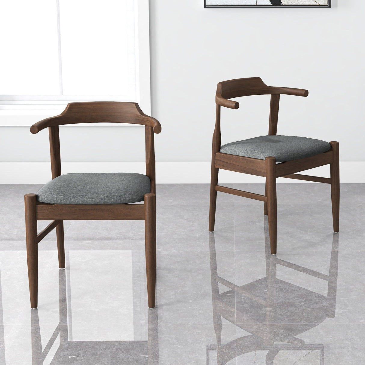 Daisy - Mid-Century Modern Dining Chair (Set of 2)