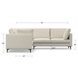 Ava - Mid Century Corner Sectional Sofa Handcrafted by Simpli-Home | Bel Furniture
