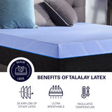 Refresh - 12" Flex Head Hybrid Cooling Fast Responding Latex Foam And Coil Mattress