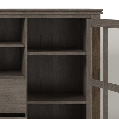 Artisan - Handcrafted, Tall TV Media Stand by Simpli-Home | Bel Furniture