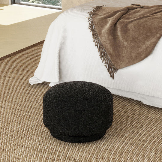 Fuji - Mushroom Footstool Ottoman by Jennifer Taylor Home | Bel Furniture