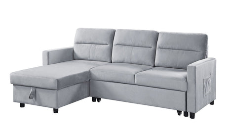 Ivy - Reversible Sleeper Sectional Sofa With Storage Chaise And Side Pocket - view 9