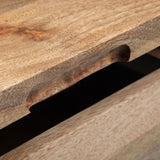 Hunter - Lift Top Square Coffee Table - Natural by Simpli-Home | Bel Furniture