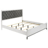 Sonora - Upholstered Panel Bed White by Coaster Fine Furniture | Bel Furniture