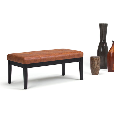 Lacey - Upholstered Tufted Ottoman Bench - view 17