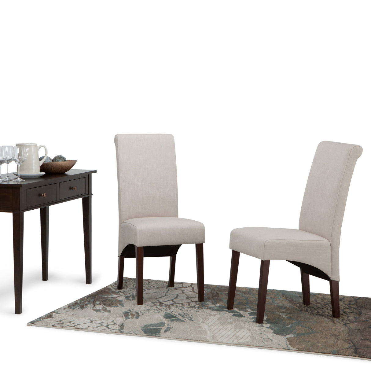 Avalon - Deluxe Parson, Dining Chair (Set of 2) by Simpli-Home | Bel Furniture