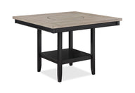 Fulton - Counter Height Table Pearl Silver by Crown Mark | Bel Furniture