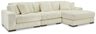 Lindyn - Sectional Beige 3 Pc. Right Arm Facing Corner Chaise Sectional by Signature Design by Ashley® | Bel Furniture