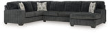 Hollyview - 3-Piece Sectional With Raf Corner Chaise - Shadow
