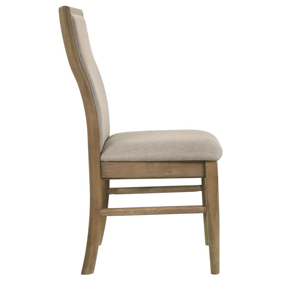 Adina - Upholstered Dining Side Chair (Set of 2) - Barley by Coaster Fine Furniture | Bel Furniture