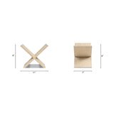 Otto - X Shaped Display Shelf