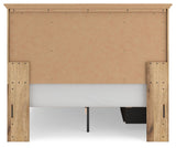 Makidern - Panel Storage Bed With Under Bed Storage Unit
