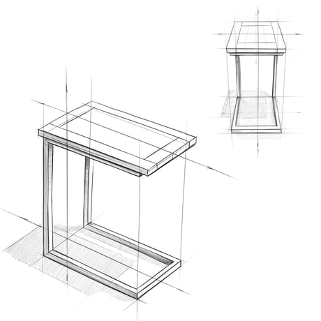 Skyler - Handcrafted C Side Table - view 37