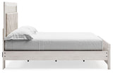 Altyra - White - King Panel Bed With Upholstered Headboard by Signature Design by Ashley® | Bel Furniture