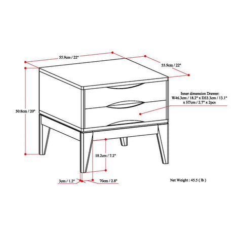 Harper - Handcrafted End Table - view 13