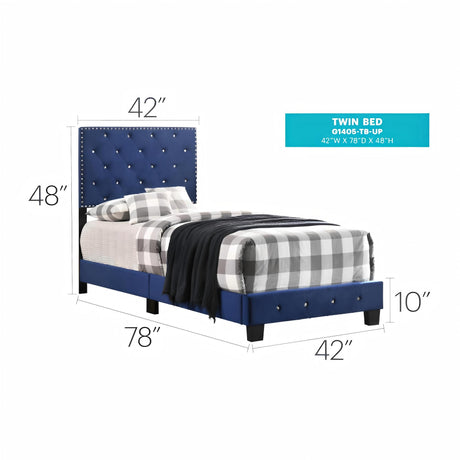 Luxurious Upholstered Bed - view 83