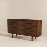 Logan - Mid-Century Modern Dresser With 6 Drawers - Brown by Ashcroft Furniture | Bel Furniture