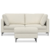 Ava - Mid Century Sofa With Ottoman Set by Simpli-Home | Bel Furniture