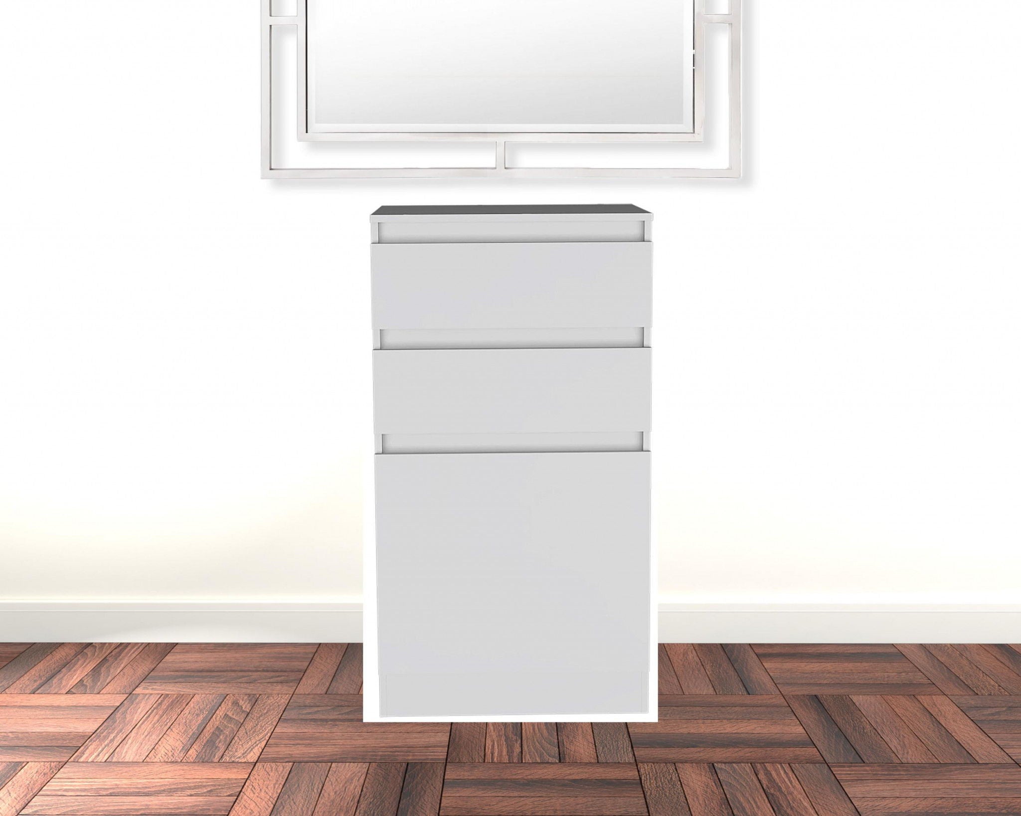 Two Drawer Vanity Chest - White