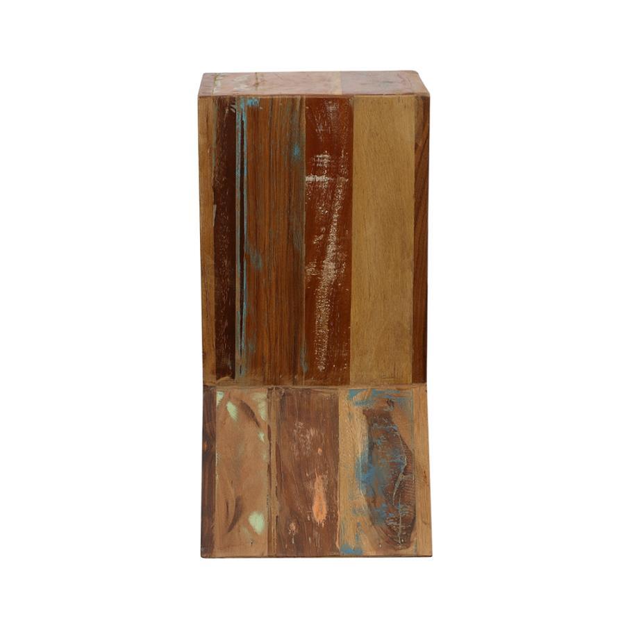 Lily - Solid Reclaimed Wood Accent Side Table - Natural by CoasterEveryday | Bel Furniture