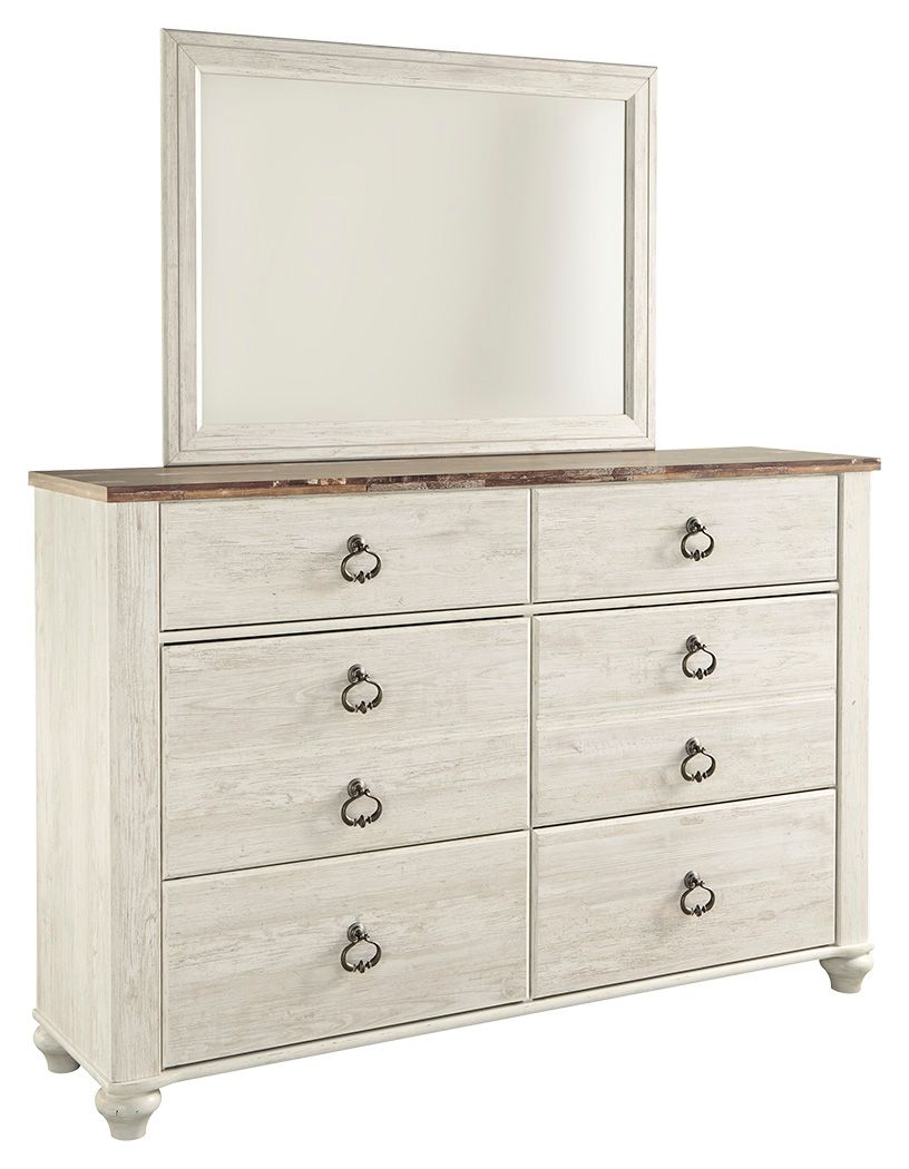 Willowton - Dresser, Mirror by Signature Design by Ashley® | Bel Furniture