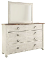 Willowton - Dresser, Mirror by Signature Design by Ashley® | Bel Furniture