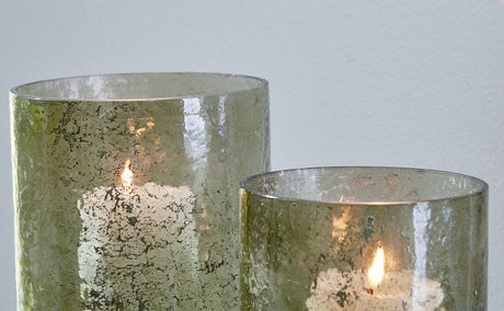 Clarkton - Green - Candle Holder Set (Set of 2) by Signature Design by Ashley® | Bel Furniture