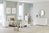 Hallityn - Platform Bedroom Set White by Signature Design by Ashley® | Bel Furniture