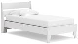 Socalle - Panel Platform Bed White Twin by Millennium® by Ashley | Bel Furniture
