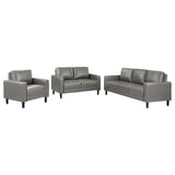 Ruth - Upholstered Track Arm Sofa Set by Coaster Fine Furniture | Bel Furniture