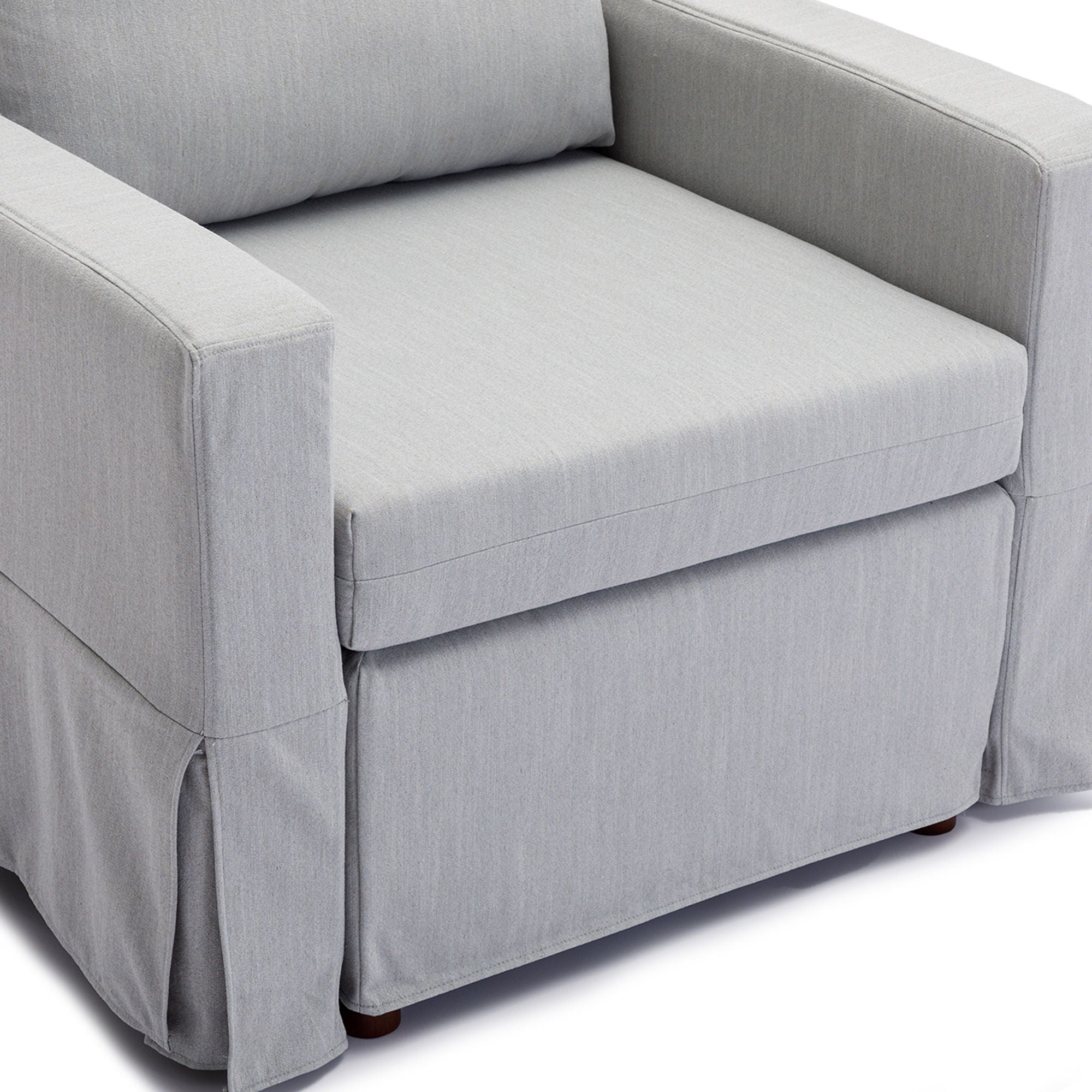 4 Seat Module Sectional Sofa Couch With 2 Ottoman For Living Room, Seat Cushion And Back Cushion Non-Removable And Non-Washable