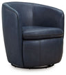Kierreys - Swivel Chair Blue by Signature Design by Ashley® | Bel Furniture