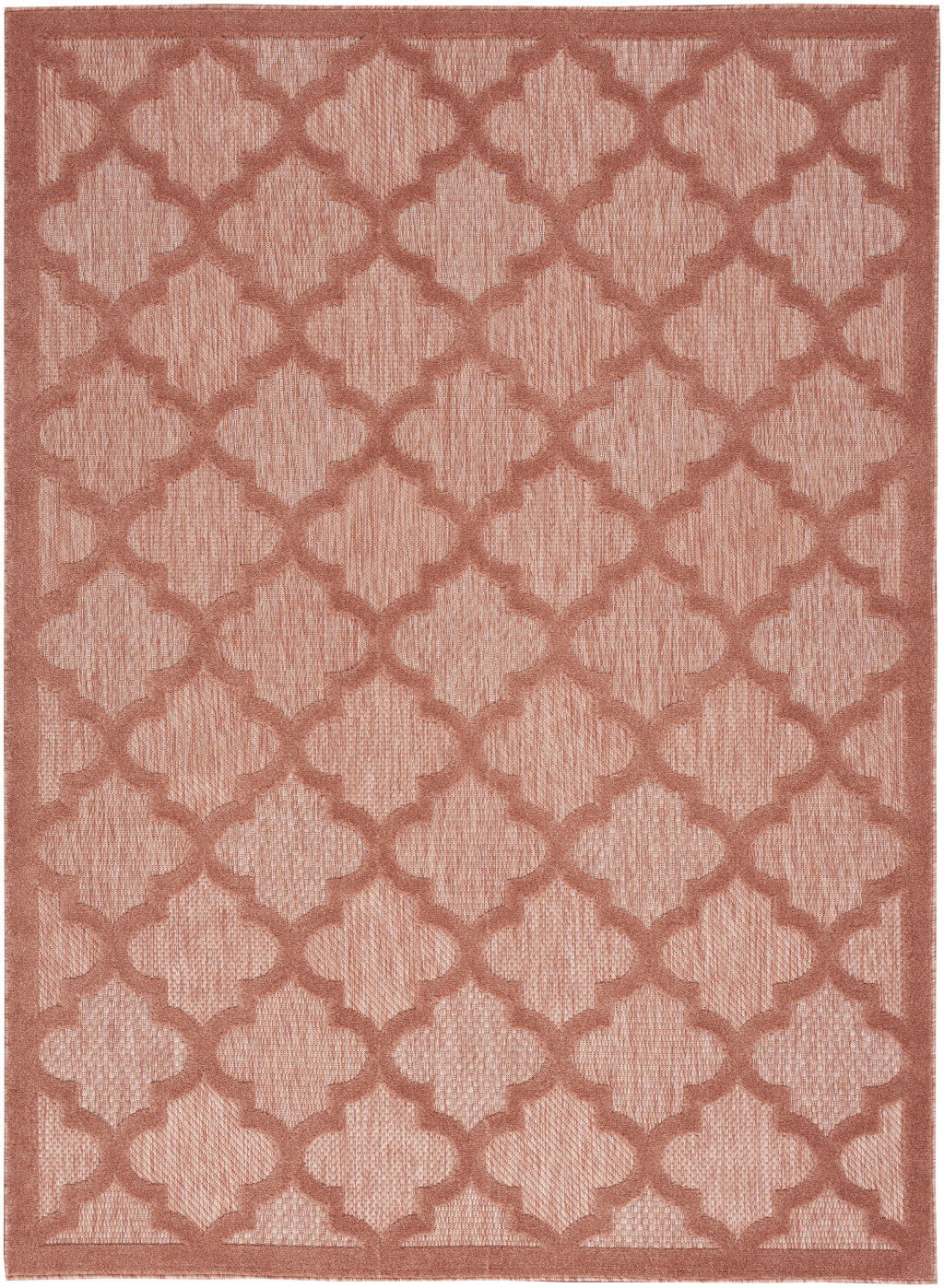 6' X 9' Geometric Flatweave Area Rug - Orange