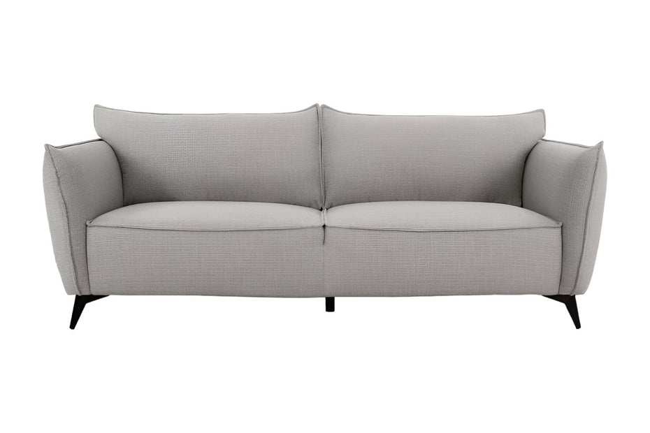 Sofa With Black Legs - Gray