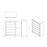 Skye - Marble Chest - White