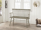 Jerimiah - Spindleback Bench Gray by Crown Mark | Bel Furniture