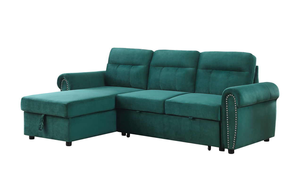 Ashton - Reversible Sleeper Sectional Sofa Chaise