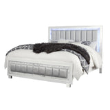 Skye - Marble Full Bed - White